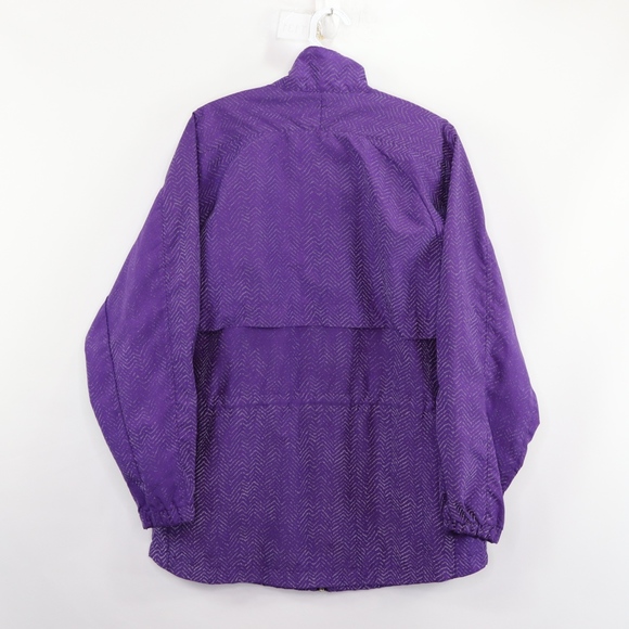 90s Illuminite Mens Small Reflective Jacket Purple - Picture 6 of 8
